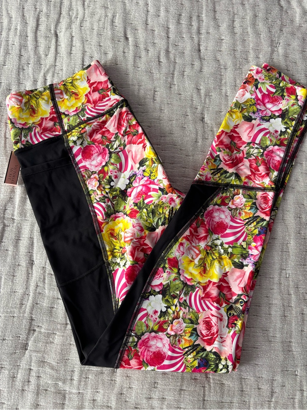 Victorias Secret Mary Katrantzou Fashion Show floral leggings Medium NWT